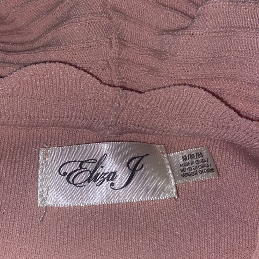 Eliza J Pastel Pink Off Or On Shoulders Shape Forming Dress View 5